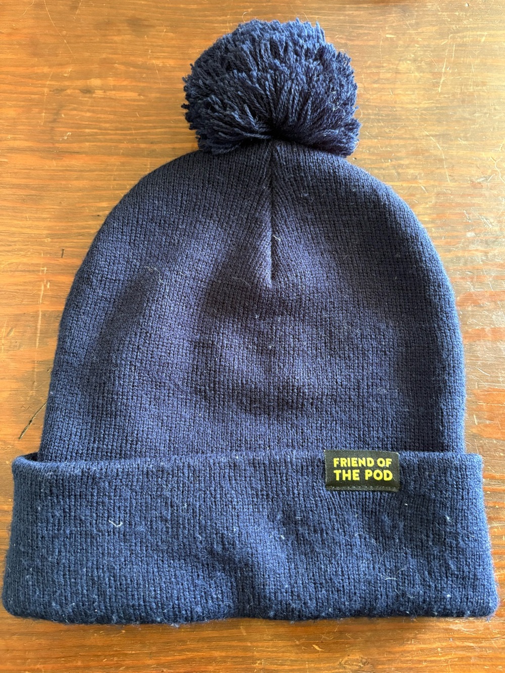 Friend of the Pod Navy Beanie Crooked Media OS